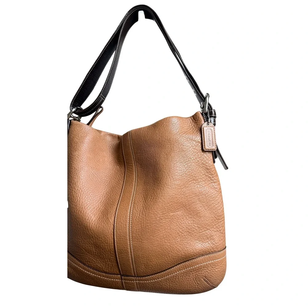 Coach Legacy Leather Hobo Shoulder Bag F10940 Silver Hardware Vintage Y2K oho